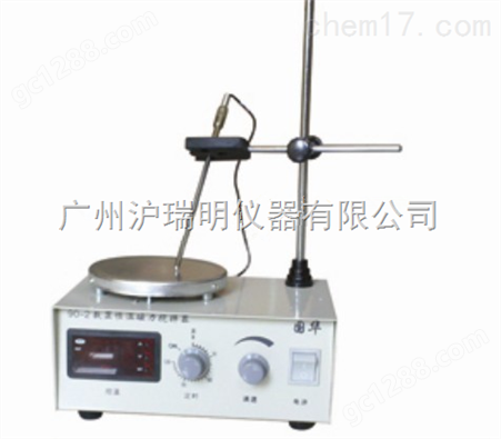 HJ-3数显恒温磁力搅拌器产品厂价，常州国华数显搅拌器技术参数说明