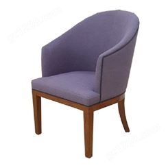 圣托酒店餐厅餐椅家用简约靠背凳子化妆书桌软包椅木架沙发椅