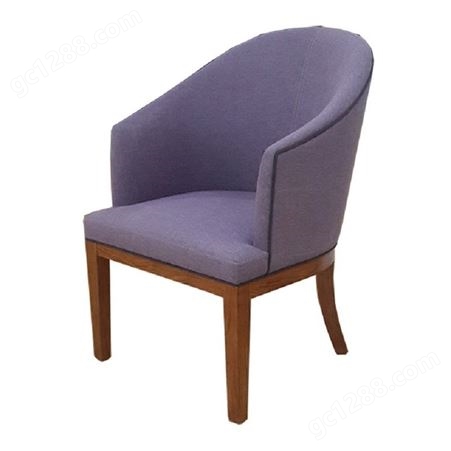 HLB-078圣托酒店餐厅餐椅家用简约靠背凳子化妆书桌软包椅木架沙发椅